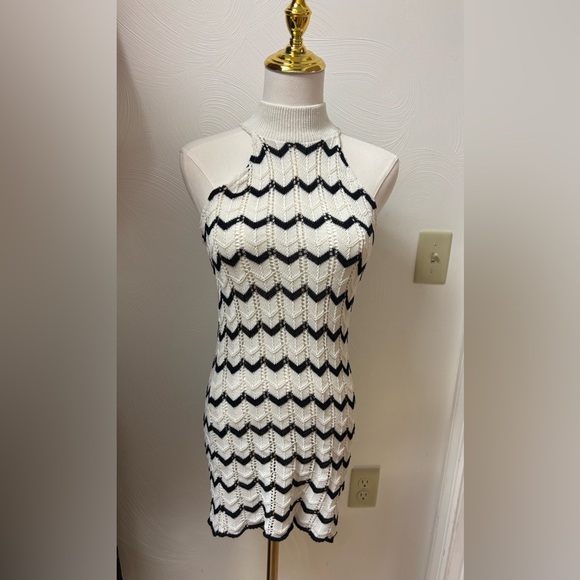 Zara striped knit mini dress - Picture 2 of 8